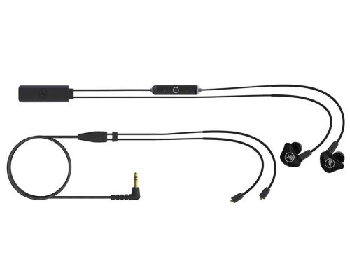 Mackie MP-220-BTA Dual Dynamic Driver Professional In-Ear Monitors with Bluetooth Adapter
