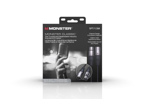 Monster CLAS-M-5WW Classic Microphone Cable. 5'