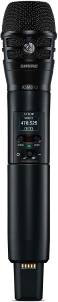 Shure SLXD2/K8B-J52 Handheld Transmitter with KSM8 Dualdyne Capsule. J52 Band