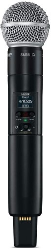 Shure SLXD2/SM58-J52 Handheld Transmitter with SM58 Capsule. J52 Band