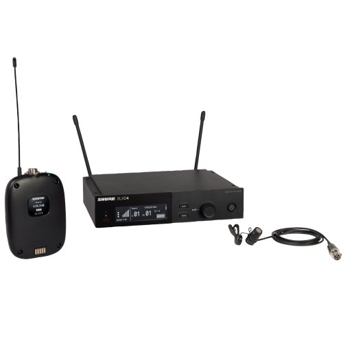 Shure SLXD14/85-H55 Wireless System with SLXD1 Transmitter and WL185 Lavalier Microphone. H55 Band