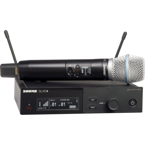 Shure SLXD24/B87A-H55 Wireless System with Beta 87 Handheld Transmitter. H55 Band