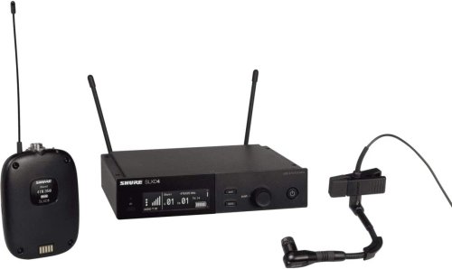 Shure SLXD14/98H-J52 Wireless System with SLXD1 and Beta 98H/C Mini Instrument Microphone. J52 Band