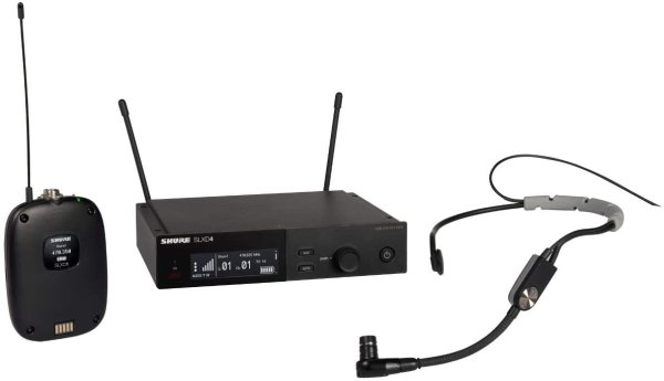 Shure SLXD14/SM35-J52 Wireless System with SLXD1 Bodypack Transmitter and SM35 Headset. J52 Band