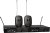 Shure SLXD14D-G58 Dual Wireless System with 2 SLXD1 Bodypack Transmitters. G58 Band
