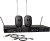 Shure SLXD14D-J52 Dual Wireless System with 2 SLXD1 Bodypack Transmitters. J52 Band