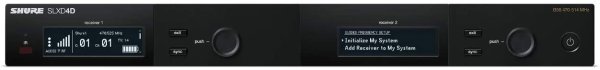 Shure SLXD4D-G58 Digital Wireless Dual Receiver. G58 Band