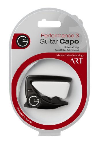 G7th G7P3CELTICBK Performance 3 Celtic Special Edition Guitar Capo. Black