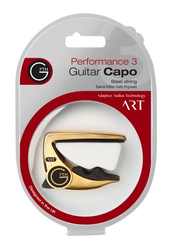 G7th G7P3CELTICGD Performance 3 Celtic Special Edition Guitar Capo. Gold