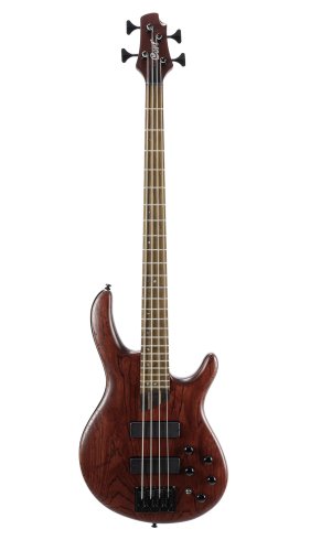 Cort B4ELEMENTOPBR Artisan Series B4 Element Bass Guitar. Open Pore Burgandy Red
