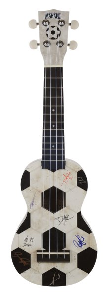 Mahalo MA1FB Art II Series Soprano Ukulele. Soccar Motiff