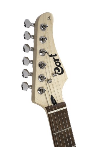 Cort G110OPBC G Series Double Cutaway Electric Guitar. Open Pore Black Cherry