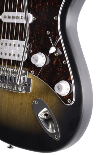 Cort G110OPSB G Series Double Cutaway Electric Guitar. Open Pore Sunburst