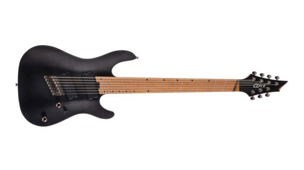 KX Series Multi-Scale 7-String Electric Guitar, Open Pore Black
