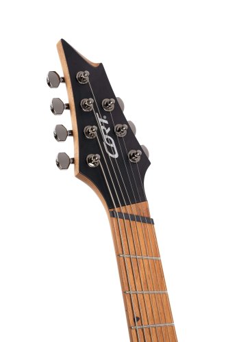 KX Series Multi-Scale 7-String Electric Guitar, Open Pore Black
