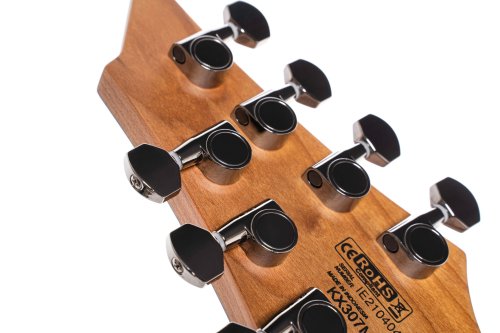 KX Series Multi-Scale 7-String Electric Guitar, Open Pore Black