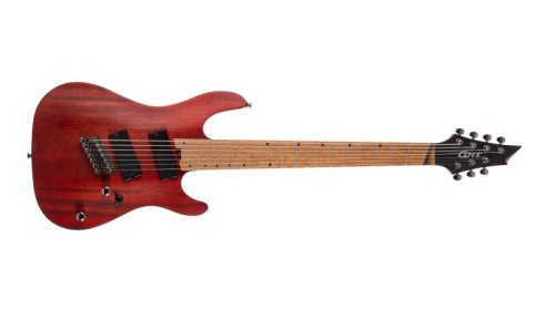 KX Series Multi-Scale 7-String Electric Guitar, Open Open Pore Mahogany