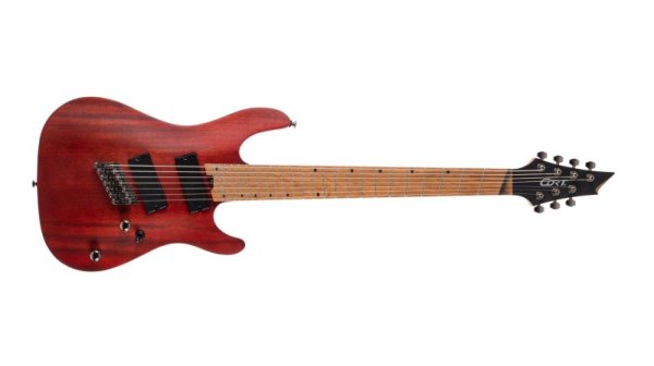 KX Series Multi-Scale 7-String Electric Guitar, Open Open Pore Mahogany