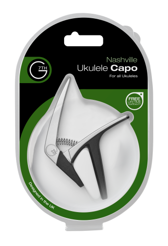 G7th G7NVUSL Nashville Ukulele Capo. Silver