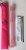 Suzuki SRG-81TP 3-Piece German Recorder. Pink