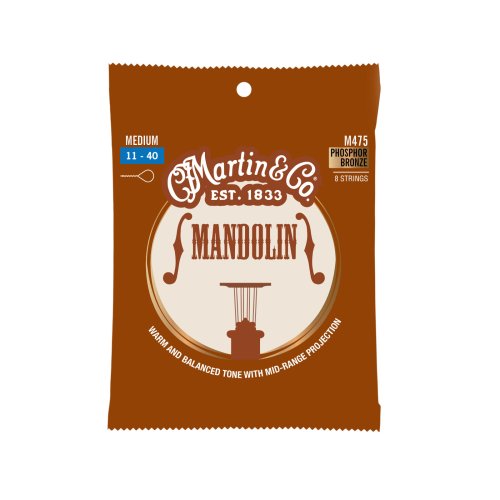 Martin M475 Phosphor Bronze Mandolin Strings. 11-40