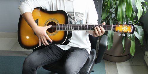 Washburn WSHAGPAKQTTB 6-String Dreadnought Acoustic Guitar Pack