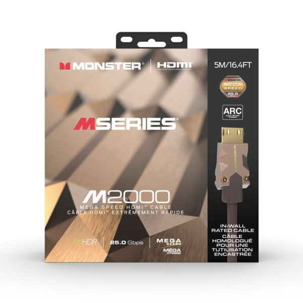 Monster VMM10006 M2000 HDMI 2.0 Cable. 5 Meter