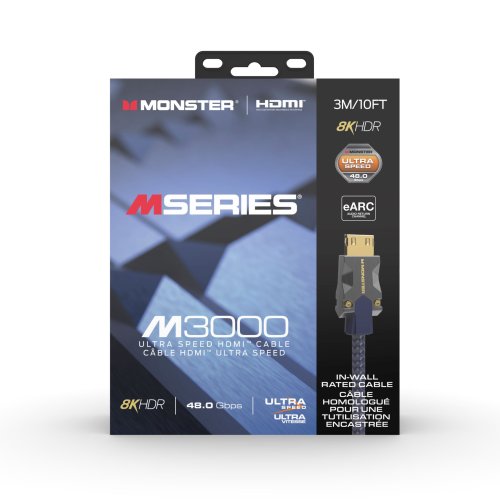 Monster VMM10008 M3000 HDMI 2.1 Cable. 3 Meter