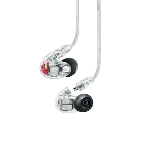 Shure SE846 Gen 2 Sound Isolating Earphones with Four High-Definition Drivers and Customizable Sound Signatures - Clear