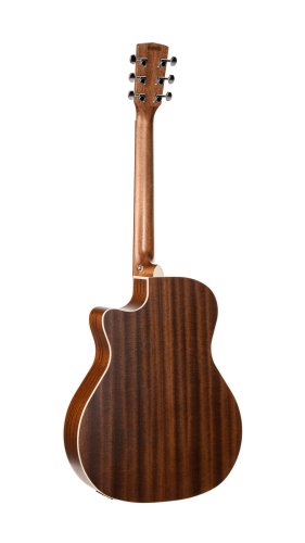 Cort GA1EOP Grand Regal Series GA1E Acoustic-Electric Guitar. Open Pore Natural