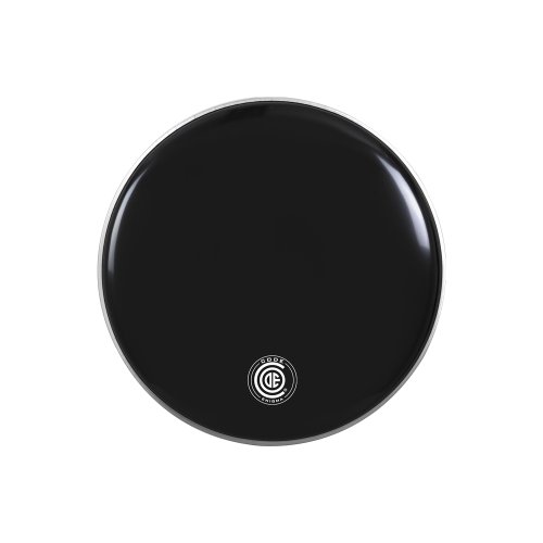 Code EBLR22 Enigma Series Black Drumhead. 22″