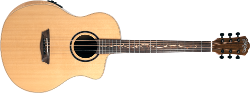 Washburn BTSC40SCE Bella Tono Suprema Acoustic-Electric Guitar. Natural Glossy