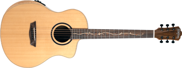 Washburn BTSC40SCE Bella Tono Suprema Acoustic-Electric Guitar. Natural Glossy