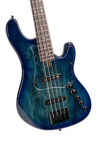 Cort GBFUSION4BB GB Series Fusion Bass Guitar. Blue Burst