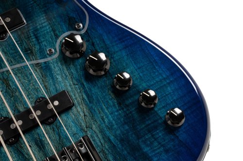 Cort GBFUSION4BB GB Series Fusion Bass Guitar. Blue Burst
