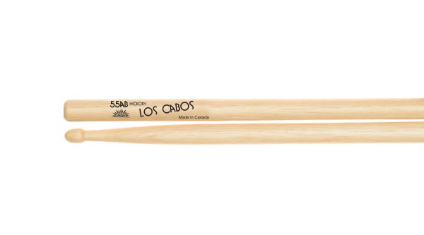 Los Cabos LCD55ABH 55AB White Hickory Drumsticks