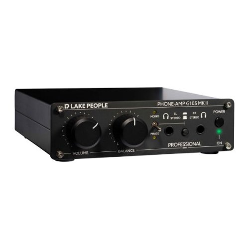 Lake People LP-G105-MKII Compact Studio Headphone Amplifier for 2 Headphones