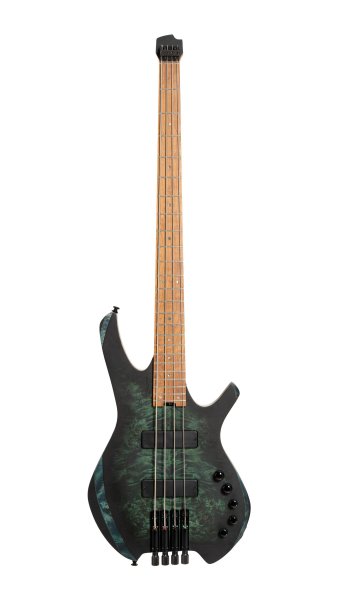 Cort SPACE4SDG Artisan Series Space 4 Bass Guitar. Star Dust Green