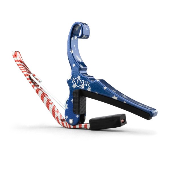 Kyser KG6STARA Quick Change Guitar Capo. Stars and Stipes