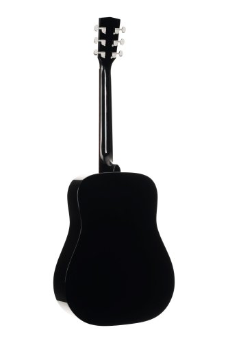 Cort EARTH60BK Earth Series 60 Dreadnought Acoustic Guitar. Back Gloss