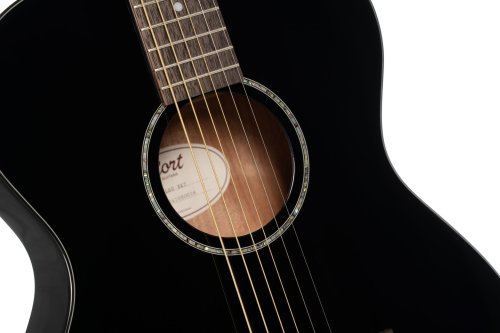 Cort L60BK Luce Series L60 Orchestra Acoustic Guitar. Black Gloss