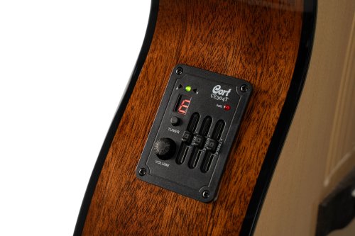 Cort L60BK Luce Series L60 Orchestra Cutaway Acoustic Electric Guitar. Natural Gloss