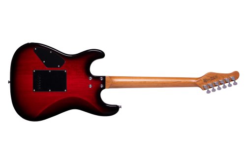 Washburn Sonamaster Elite Double Cutaway Electric Guitar. Flame Red Burst