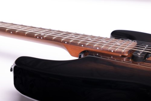 Washburn Sonamaster Elite Double Cutaway Electric Guitar. Striped Ebony