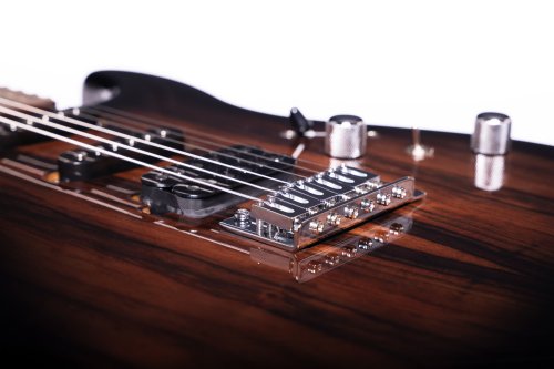 Washburn Sonamaster Elite Double Cutaway Electric Guitar. Striped Ebony