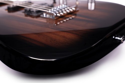 Washburn Sonamaster Elite Double Cutaway Electric Guitar. Striped Ebony