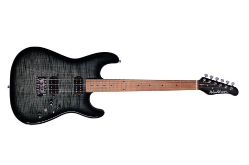Washburn Sonamaster Elite Double Cutaway Electric Guitar. Flame Black Burst