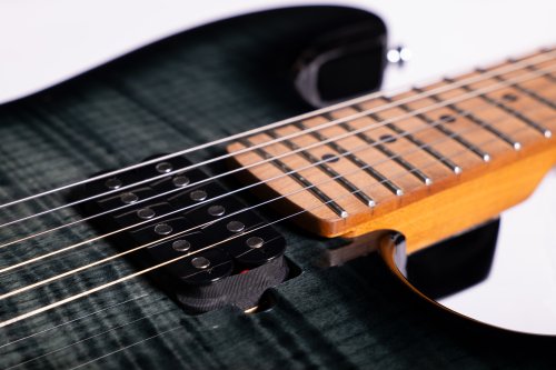 Washburn Sonamaster Elite Double Cutaway Electric Guitar. Flame Black Burst