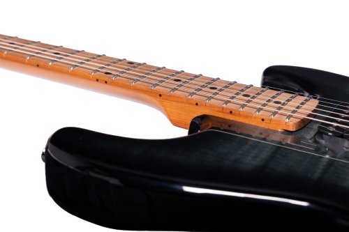 Washburn Sonamaster Elite Double Cutaway Electric Guitar. Flame Black Burst