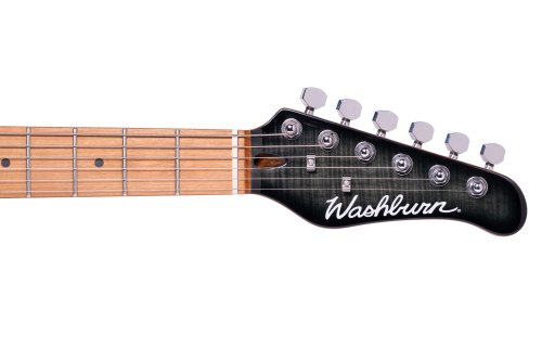 Washburn Sonamaster Elite Double Cutaway Electric Guitar. Flame Black Burst